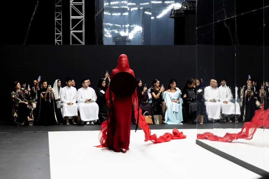 عرض المصممة ديما عابد في أسبوع الأزياء في الرياض 2024 (مصدر الصورة : INDIGITAL.TV/Getty Images for Riyadh Fashion Week)