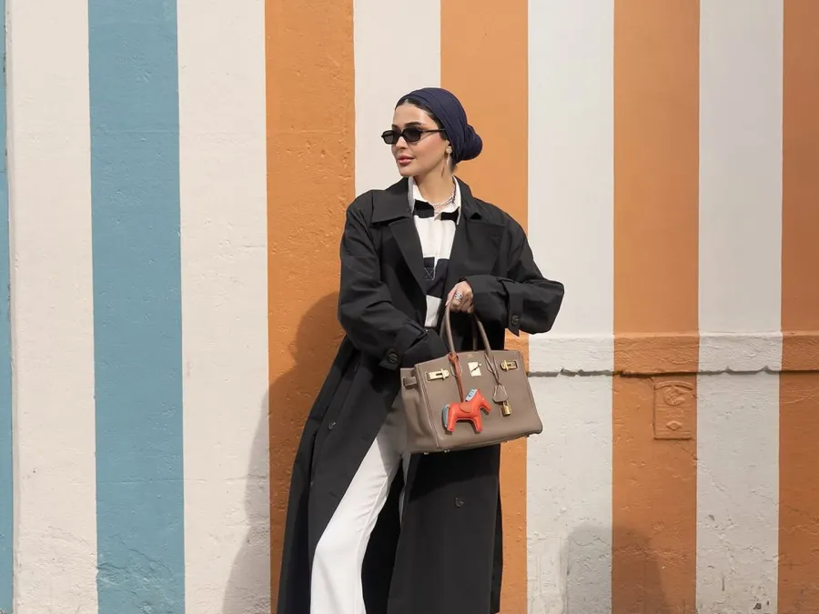 مدونة الموضة حنين الصيفي - الصورة من حسابها على إنستغرام مدونة الموضة حنين الصيفي - الصورة من حسابها على إنستغرام