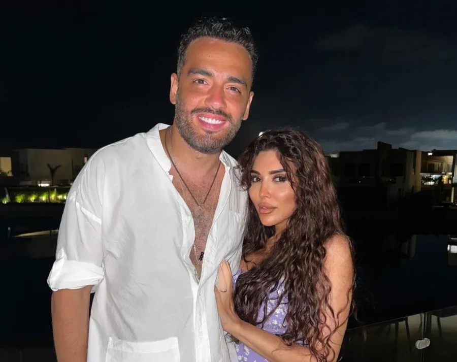 رامي جمال وزوجته ناريمان - الصورة من حسابها على إنستغرام