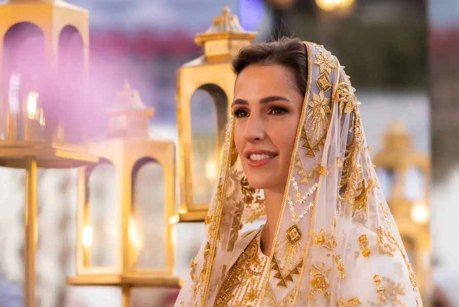 الأميرة رجوة الحسين Princess Rajwa (مصدر الصورة: مكتب الملكة رانيا العبدالله/AFP)