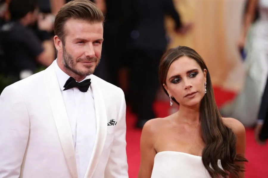 ديفيد بيكهام وفكتوريا بيكهام في نيويورك ( David Beckham and Victoria Beckham in New York ). مصدر الصورة: Neilson Barnard / GETTY IMAGES NORTH AMERICA / Getty Images via AFP
