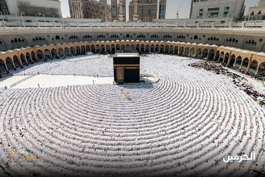 أكثر من 54 مليون قاصد للحرمين الشريفين  - الصورة من حساب الهيئة العامة للعناية بشؤون المسجد الحرام والمسجد النبوي على منصة إكس أكثر من 54 مليون قاصد للحرمين الشريفين  - الصورة من حساب الهيئة العامة للعناية بشؤون المسجد الحرام والمسجد النبوي على منصة إكس