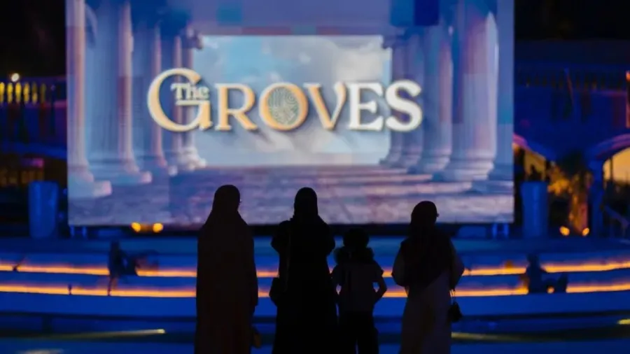 منطقة ذا جروفز - الصورة من حساب موسم الرياض على "إكس" منطقة ذا جروفز تقدم للزوار تجارب عالمية فريدة