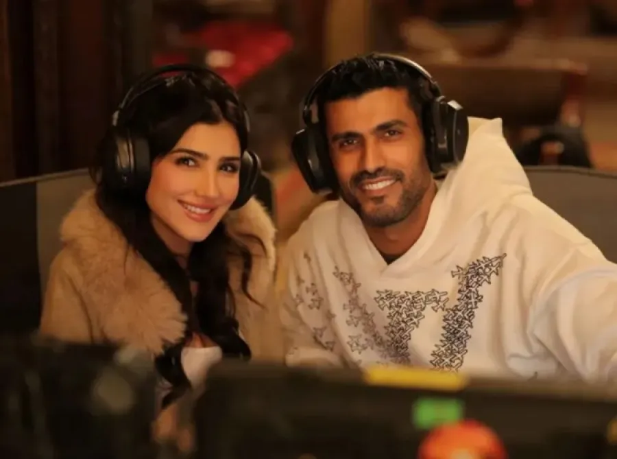 مي عمر مع محمد سامي- الصورة من حساب الأخير على إنستغرام مي عمر مع محمد سامي- الصورة من حساب الأخير على إنستغرام