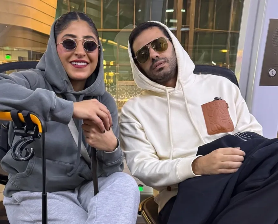 عبد الله بوشهري وشجون الهاجري - الصورة من صفحته على انستغرام