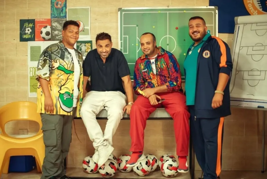 كواليس مسلسل ابن النادي - الصورة من صفحة الفنان أحمد فهمي على إنستغرام