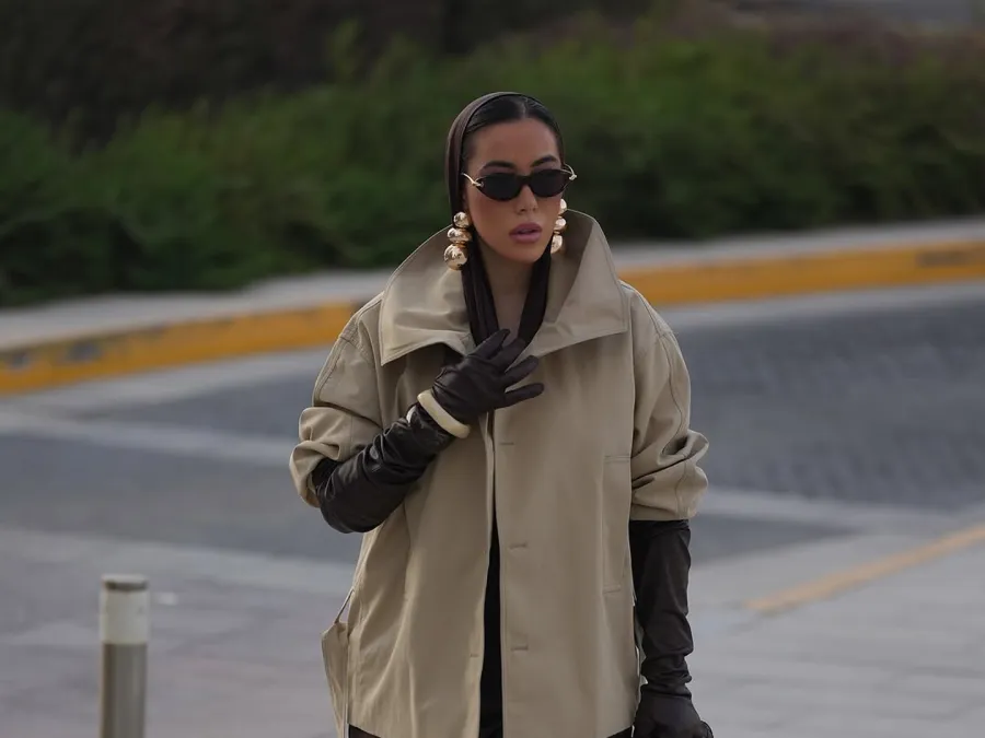 مدونة الموضة أماني فوزي - الصورة من حسابها على إنستغرام