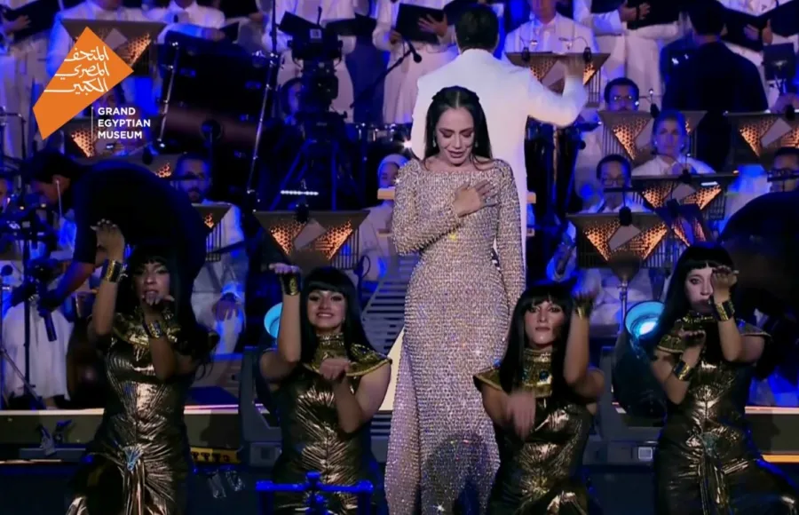 شريهان من حفل افتتاح المتحف المصري الكبير - الصورة من المركز الإعلامي للشركة المتحدة