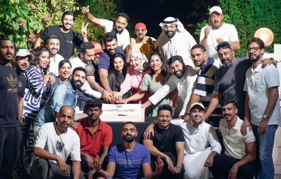 المشاركون في مسلسل سكنهم مساكنهم - الصورة من حساب سماح على إنستغرام