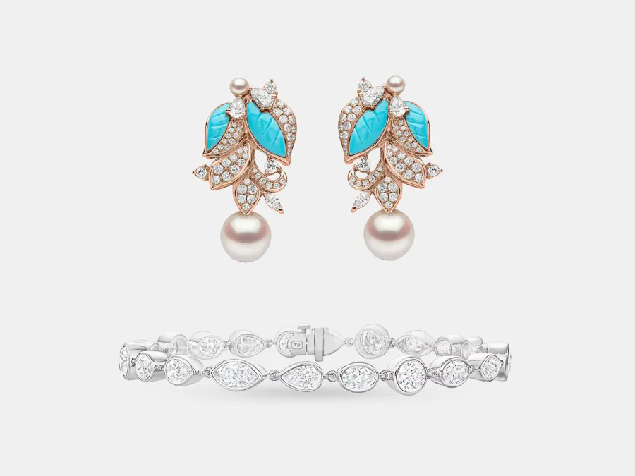 مجوهرات بقطع الإجاصة