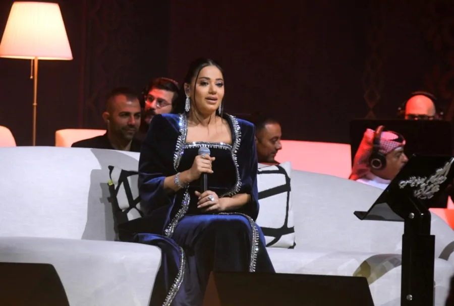 رحمة رياض- الصورة من المركز الإعلامي لشركة ليلة عمر