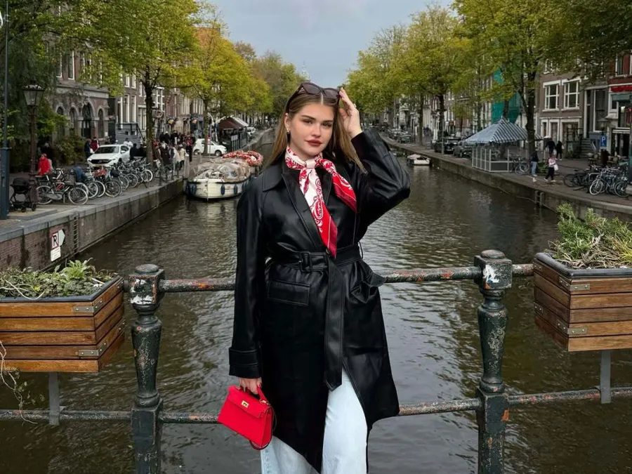 مدونة الموضة أريج الناشاشيبي - الصورة من حسابها على إنستغرام