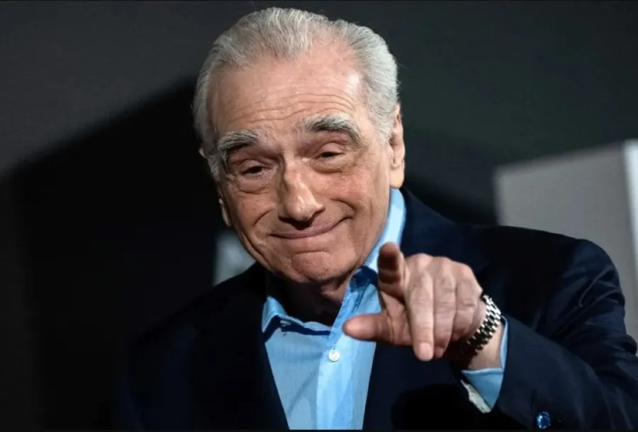 مارتن سكورسيزي في إيطاليا ( Martin Scorsese in italy ). مصدر الصورة:ARCO BERTORELLO / AFP