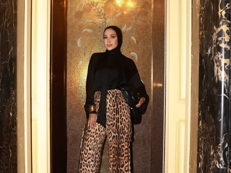 مدونة الموضة منة نبيل - الصورة من حسابها على إنستغرام