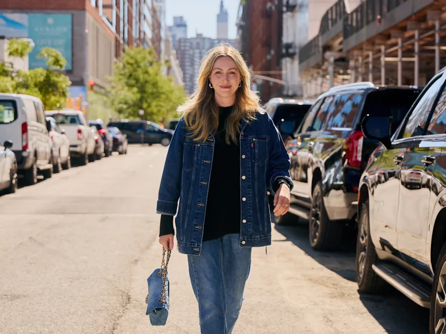 الجاكيت الجينز الواسع - الصورة من Launchmetrics/Spotlight ©