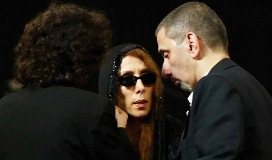 فيروز وابنها زياد الرحباني - صورة أرشيفية