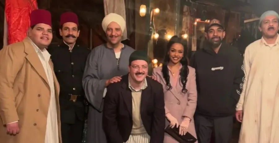 صنّاع مسلسل النص- الصورة من حساب صدقي صخر على إنستغرام