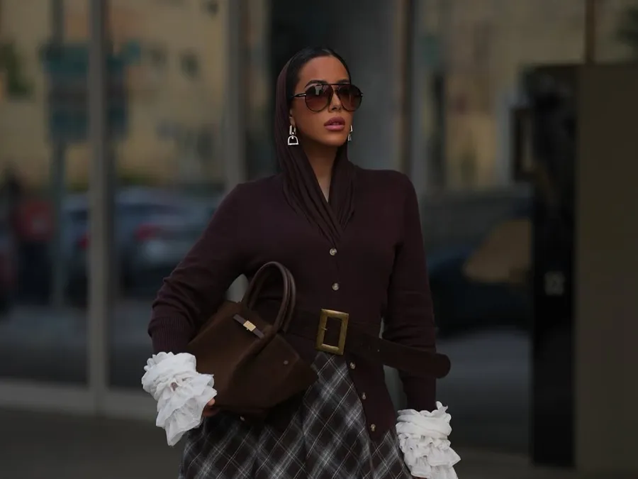 مدونة الموضة سهى طه - الصورة من حسابها على إنستغرام