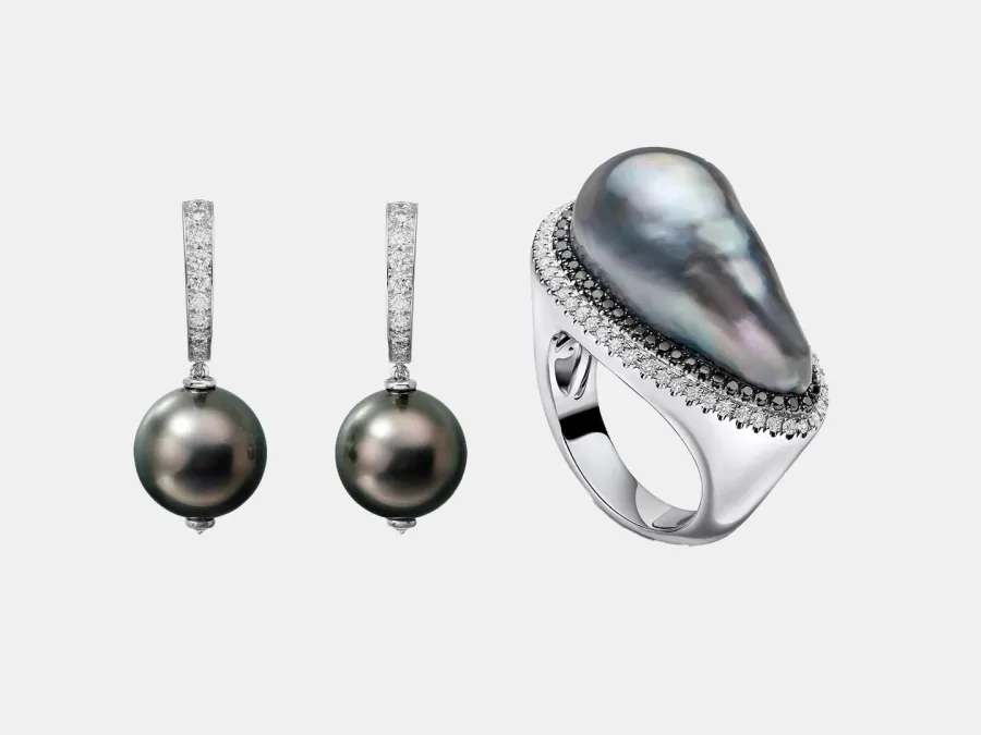 مجوهرات مرصوفة باللؤلؤ الملون أبرز صيحات 2025