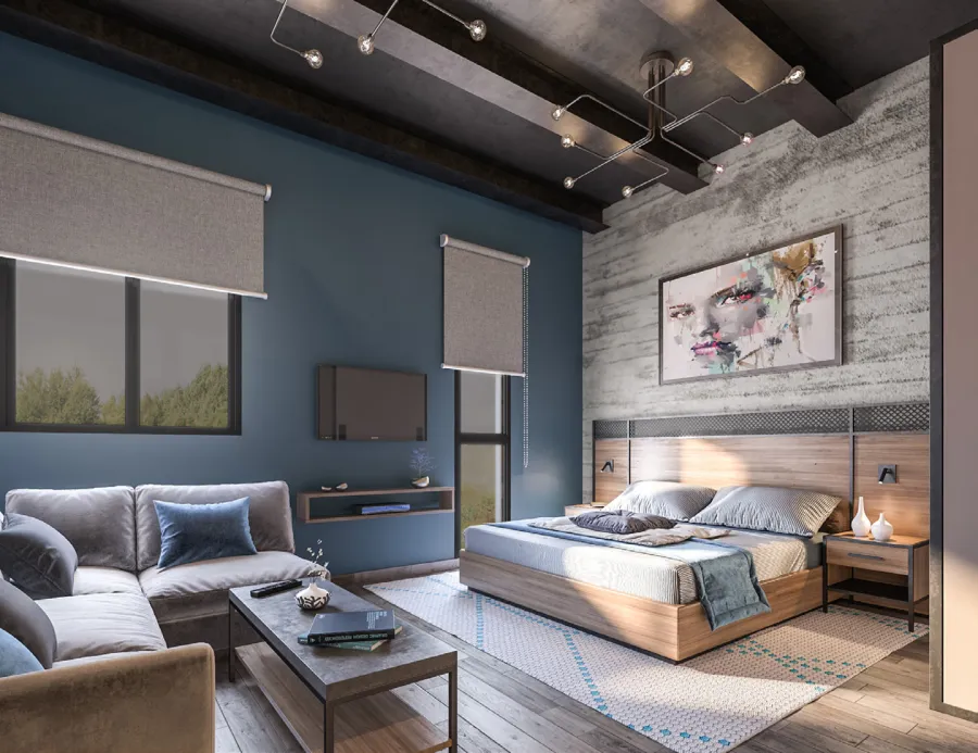 غرفة للنوم من تصميم المهندسة هالة حرب