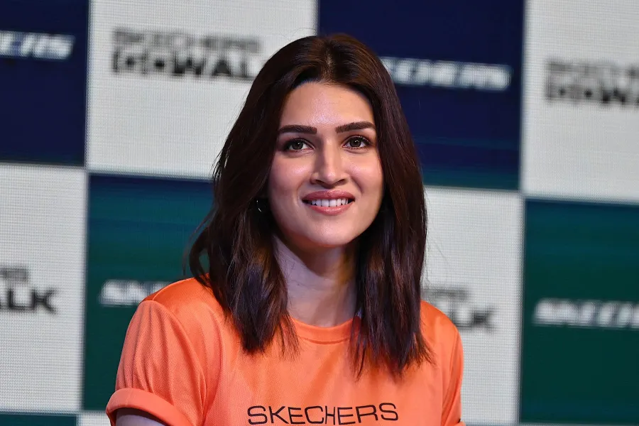 كريتي سانون في مومباي (Kriti Sanon in Mumbai). مصدر الصورة: SUJIT JAISWAL / AFP