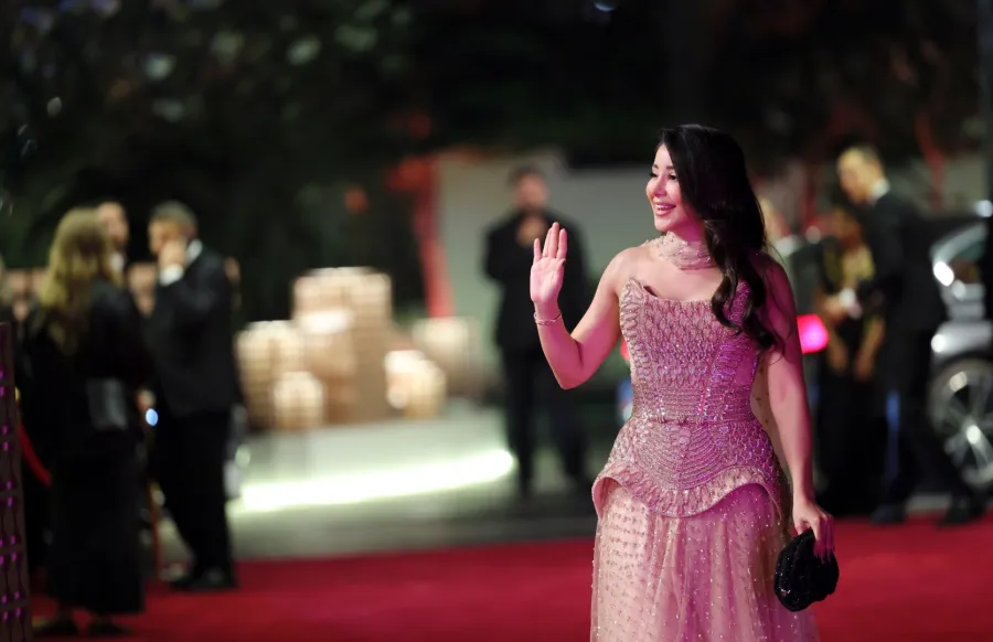 أسيل عمران Aseel Omran في مهرجان البحر الأحمر السينمائي 2025. مصدر الصورة: Vittorio Zunino Celotto/Getty Imagesfor the Red Sea International Film Festival