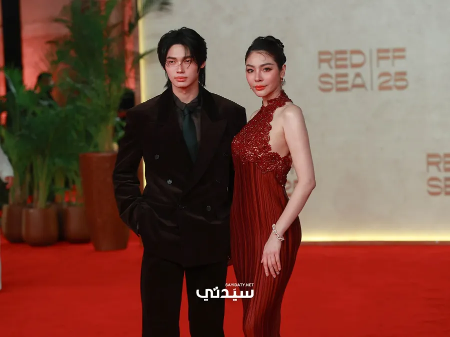 وين ميتاوين وفاي بيرايا من افتتاح مهرجان البحر الأحمر السينمائي. صورة خاصة لسيدتي تصوير:عدنان مهدلي