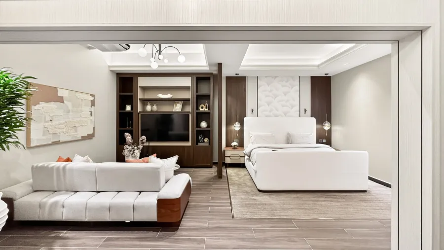 غرفة نوم مجددة