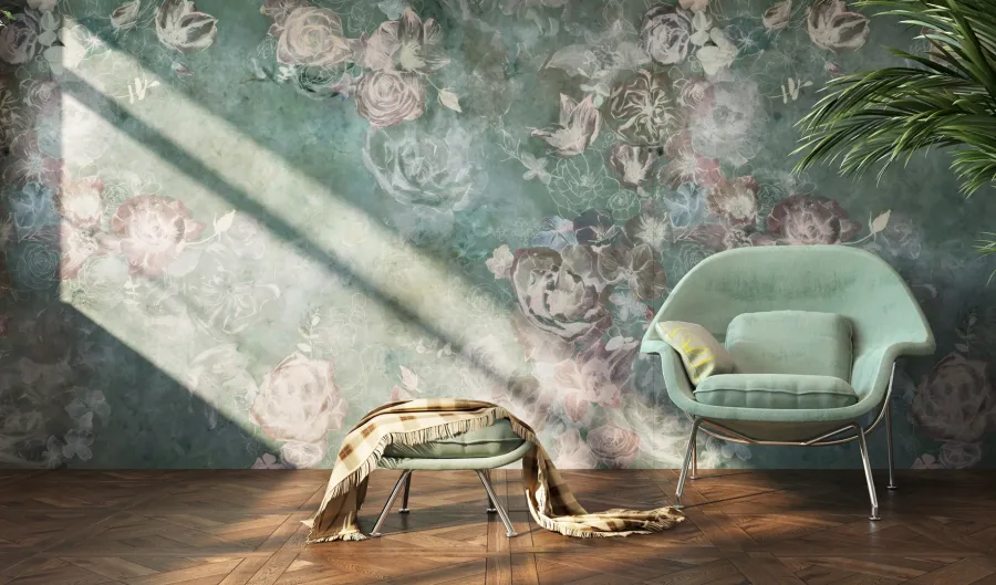 ورق جدران متأثر بعناصر الطبيعة 