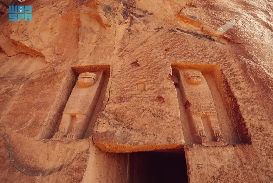 الاكتشافات الأثرية الجديدة في العلا. الصورة من وكالة الأنباء السعودية "واس"