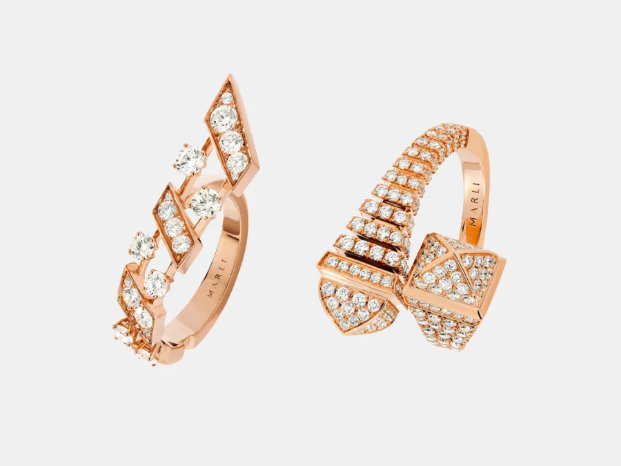 خواتم عصرية للتنسيق بصيحة التكديس لعروس موسم الاحتفالات