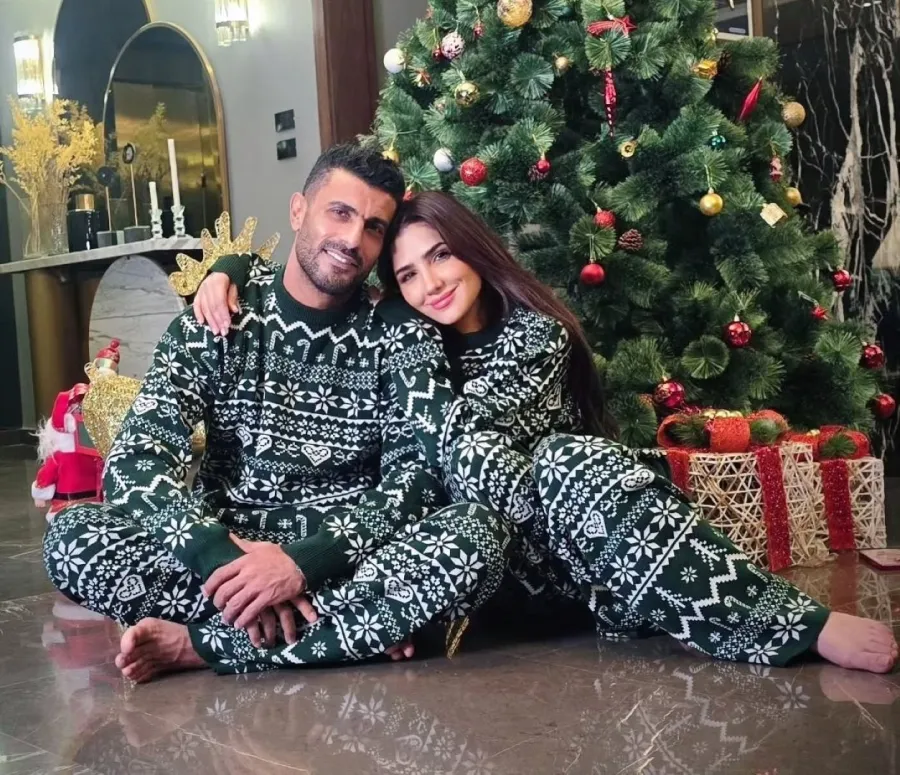 الفنانة مي عمر وزوجها المخرج محمد سامي- الصورة من حسابها على إنستغرام