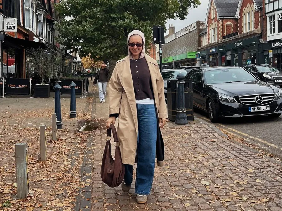 مدونة الموضة دينا الخادم - الصورة من حسابها على إنستغرام