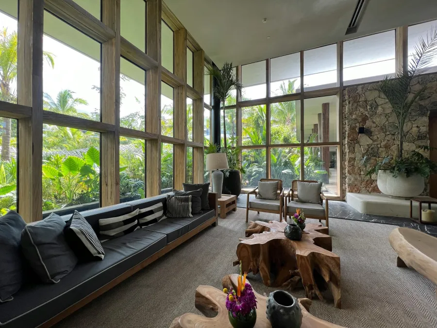 مجلس فخم جذاب بنباتاته