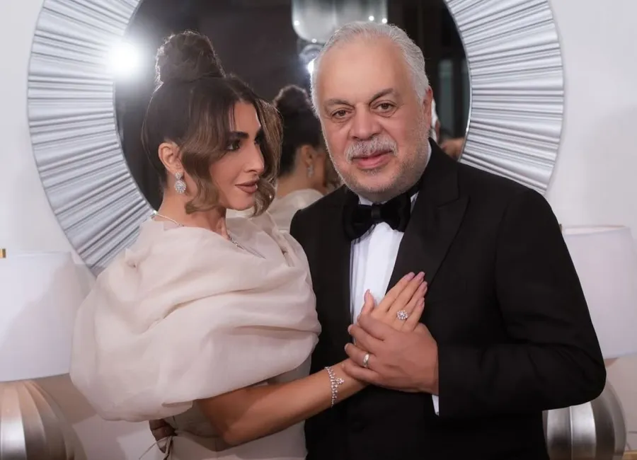 روجينا مع زوجها الفنان أشرف زكي- الصورة من حسابها على إنستغرام