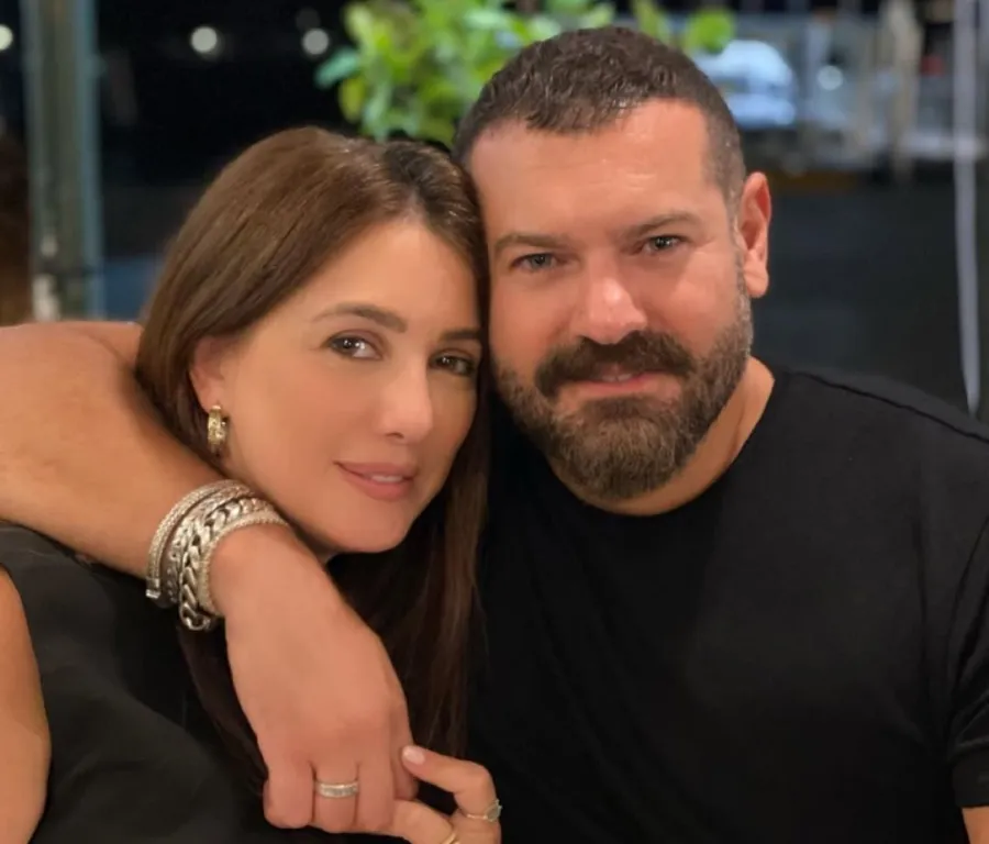 كندة علوش وزوجها عمرو يوسف- الصورة من حسابها على إنستغرام
