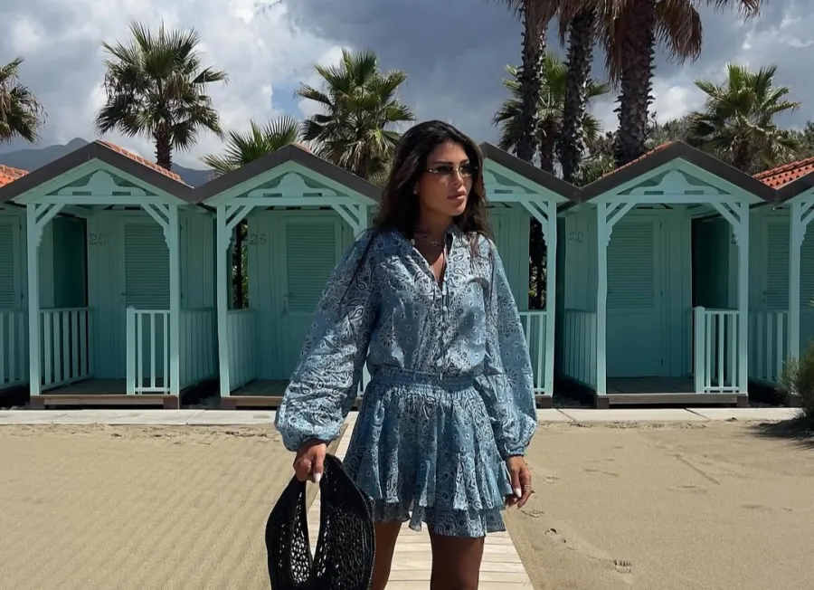 العنود بدر تحمل حقيبة من MC2 وترتدي من جاكيموس Jacquemus- الصورة من حسابها على انستغرام