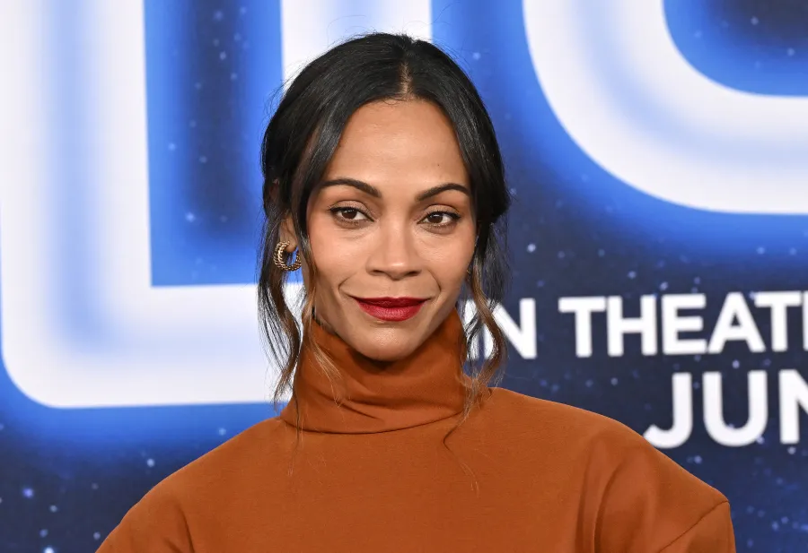زوي سالدانا في لوس أنجلوس ( Zoe Saldana in Los Angeles ). مصدر الصورة:LISA O'CONNOR / AFP