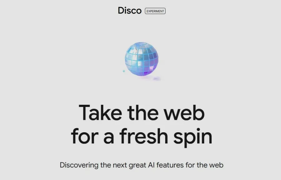 جوجل تطلق متصفحها التجريبي disco - الصورة من الموقع الرسمي لـblog.google