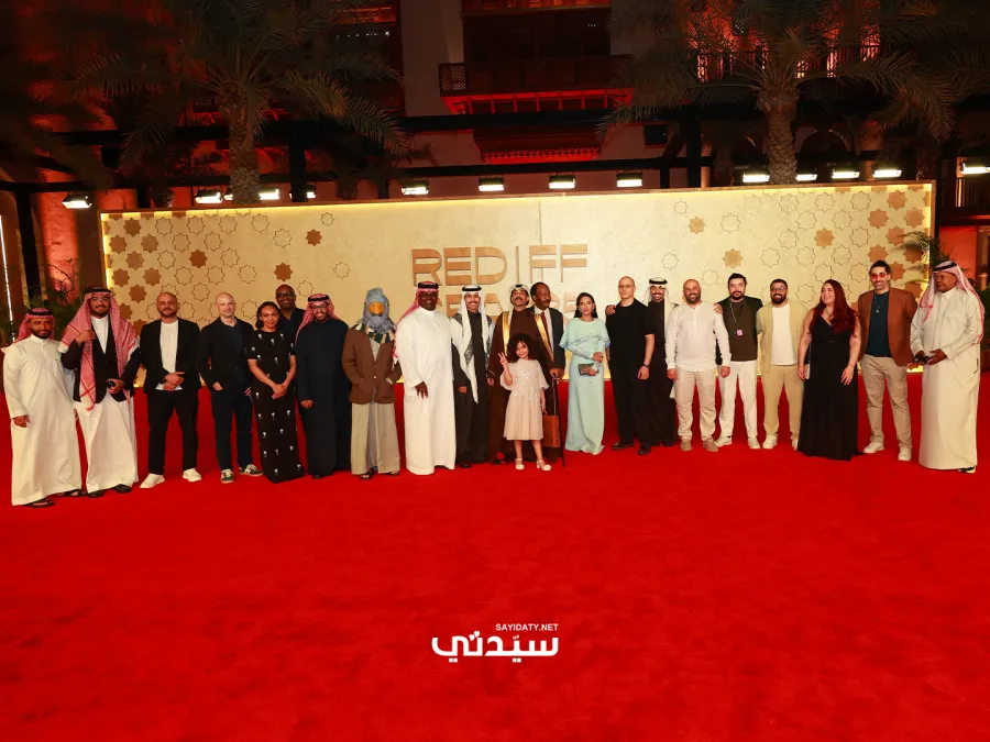 أبطال فيلم رهين- الصورة خاصة بسيدتي من تصوير عدنان مهدلي