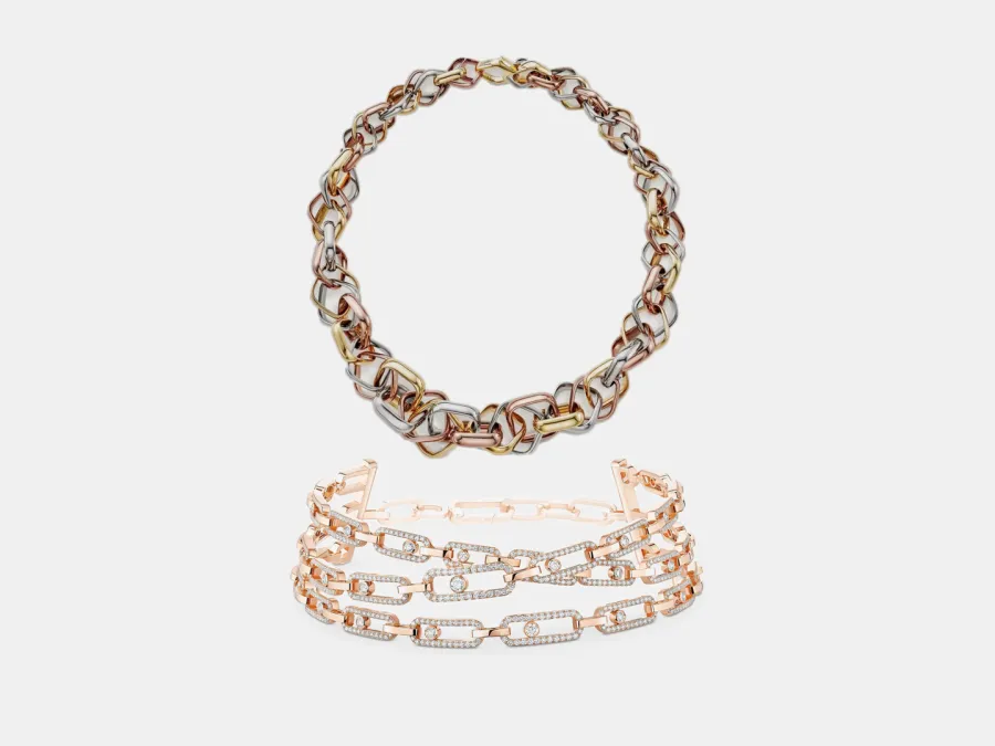 عقود ذهب جنزير موضة 2026 للجيل زد