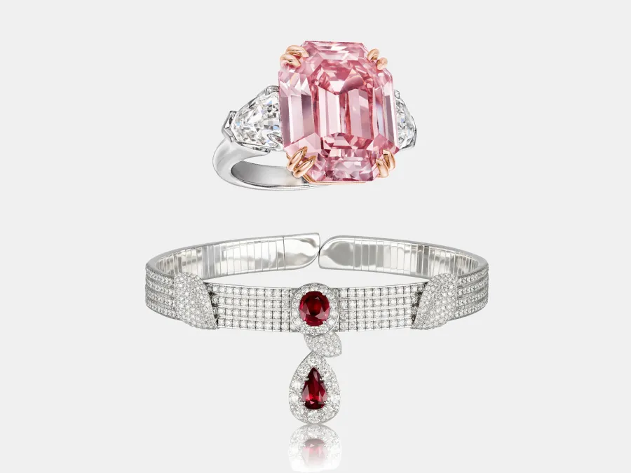 مجوهرات مرصوفة بأحجار كريمة نادرة من أكبر الدور العالمية 