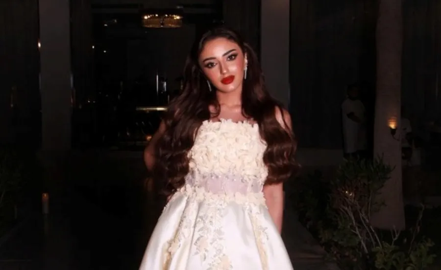 هيلدا ياسين صورة خاصة من حفل خطوبتها -الصورة من المصدر