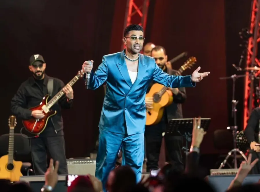 أحمد سعد من الحفل - الصورة من الشركة المنظمة