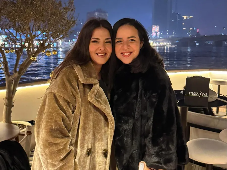 إيمي ودنيا سمير غانم - الصورة من حساب إيمي على إنستغرام