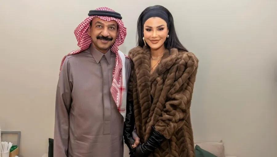 عبادي الجوهر وأميمة طالب- الصورة من حساب روتانا لايف على إنستغرام