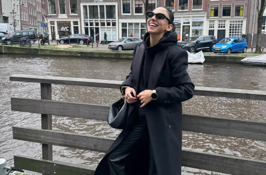 إطلالات بالأسود من سلمى أبو ضيف- الصورة من حسابها على انستجرام