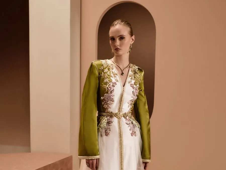 قفطان من سلمى بنعمر Selma Benomer - الصورة من حساب الماركة على إنستغرام