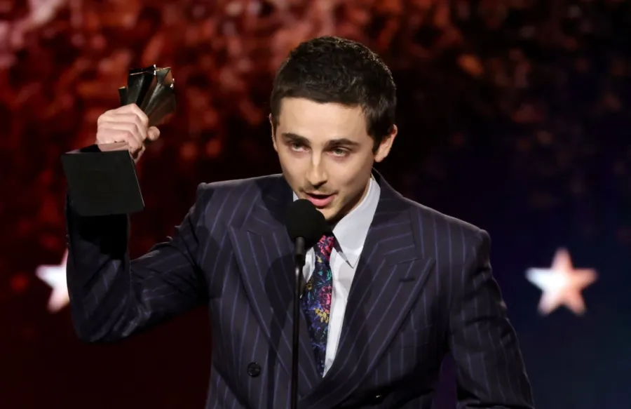 تيموثي شالاميه Timothée Chalamet في حفل توزيع جوائز اختيار النقاد 2026. مصدر الصورة: Kevin Winter/Getty Images for Critics Choice Association/AFP