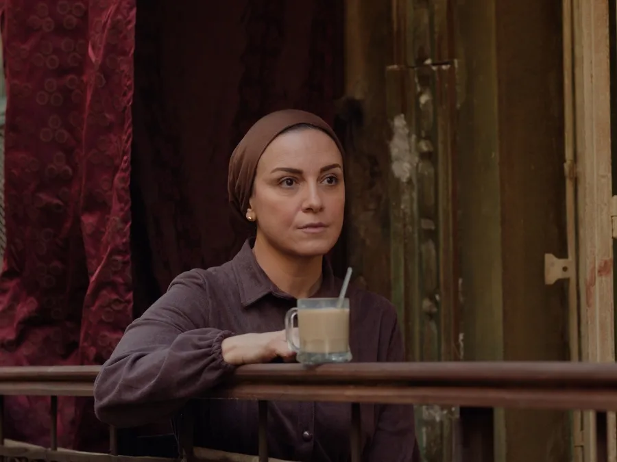 ريهام عبد الغفور بشخصيتها فى مسلسل حكاية نرجس - الصورة من الشركة المنتجة